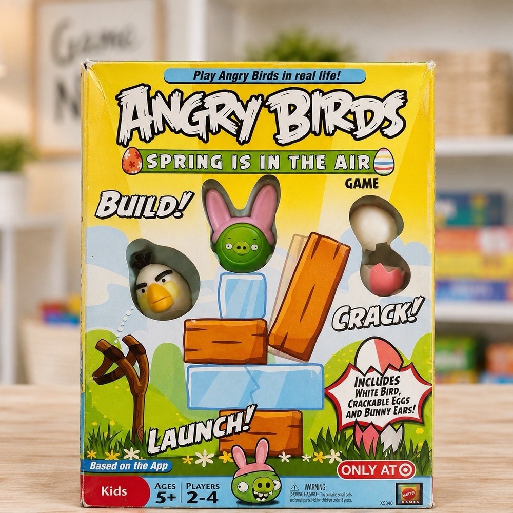 Angry Birds Spring Is In The Air Game Target Exclusive Complete Rare HTF Mattel